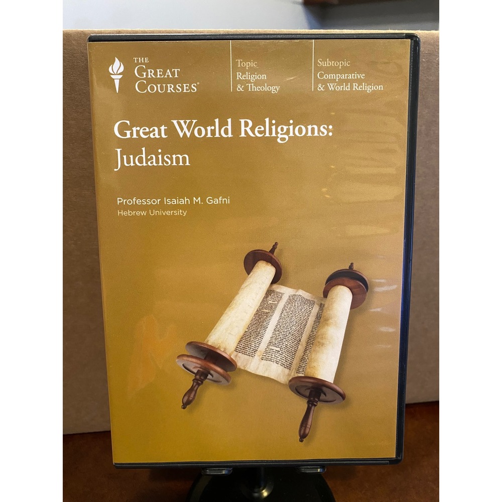 The Great Courses Great World Religions Judaism DVD Isaiah M Gafni 2-Disc Set